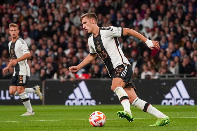Nico Schlotterbeck (Deutschland Germany) - London 26.09.2022: England vs. Deutschland, UEFA Nations League, 6. Spieltag, Wembley Stadium