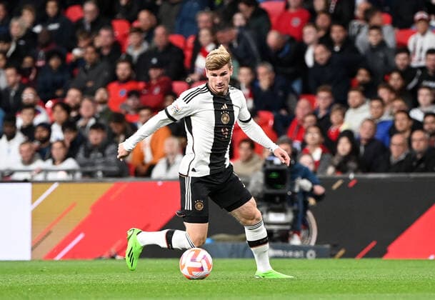 Fussball, Herren, Saison 2022 23, Nations League (Liga A, Gruppe 3, 6. Spieltag) in London, England - Deutschland, Timo Werner (Deutschland), 26.09. 2022, Copyright: xMatthiasxKochx