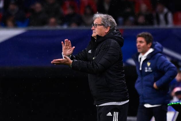 Jacky Mathijssen ( entraineur Belgique ) - FOOTBALL : France vs Belgique - Valenciennes - Amical Espoirs - 26 09 2022 FedericoPestellini Panoramic 