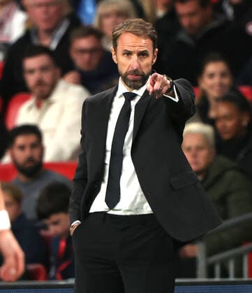 Gareth Southgate (England manager) at the England v Germany UEFA Nations League Group A3 match at Wembley Stadium, London, UK on 26th September 2022. 
