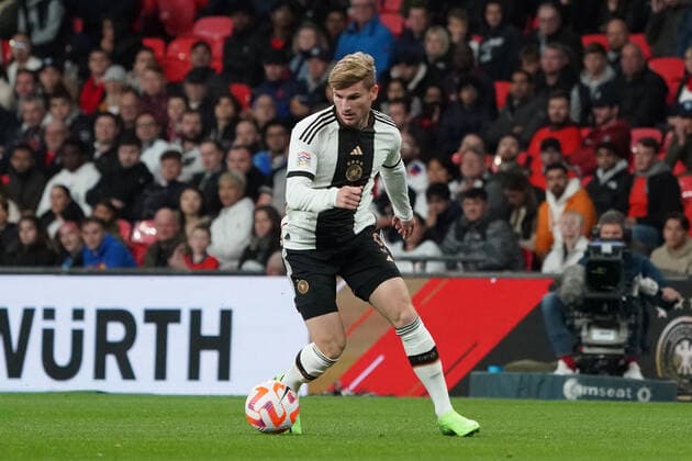 Timo Werner (Deutschland Germany) - London 26.09.2022: England vs. Deutschland, UEFA Nations League, 6. Spieltag, Wembley Stadium