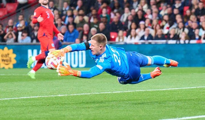 Marc-Andre ter STEGEN, dfb 22 in the UEFA Nations League 2022 match ENGLAND - GERMANY in Season 2022 2023 on Sept 26, 2022 in London, Great Britain.