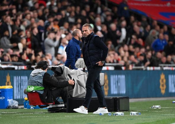 Fussball, Herren, Saison 2022 23, Nations League (Liga A, Gruppe 3, 6. Spieltag) in London, England - Deutschland, Trainer Hansi Flick (Deutschland), 26.09. 2022, Copyright: xMatthiasxKochx