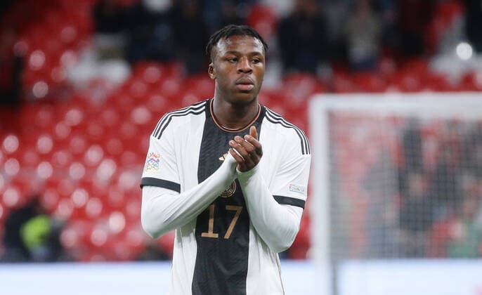 London , Fußball UEFA Nations League England vs. Deutschland , Armel Bella-Kotchap ( GER )