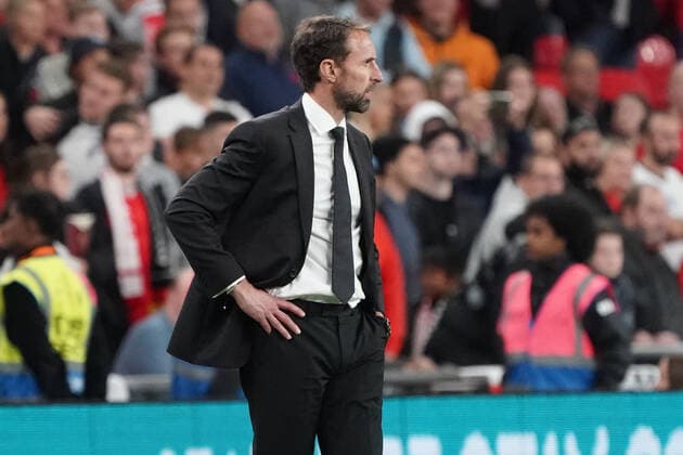 Trainer Gareth Southgate (England) - London 26.09.2022: England vs. Deutschland, UEFA Nations League, 6. Spieltag, Wembley Stadium