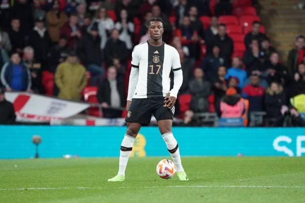 Armel Bella-Kotchap (Deutschland Germany) bei seinem Debüt - London 26.09.2022: England vs. Deutschland, UEFA Nations League, 6. Spieltag, Wembley Stadium