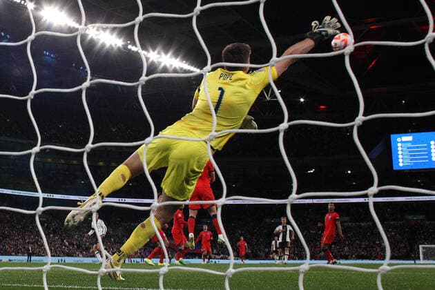England v Germany UEFA Nations League Kai Havertz of Germany scores his sides 2nd goal during the UEFA Nations League Group C match at Wembley Stadium, London Content Not Available For UK Newspapers Copyright: xPaulxChestertonx FIL-17392-0197 UK Newspapers OUT