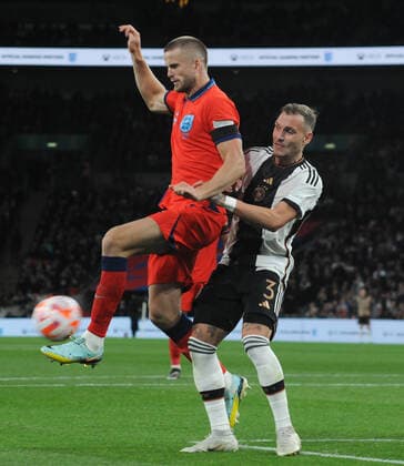 Football - 2023 UEFA Nations League - Group C - Round Six - England vs Germany - Wembley Stadium - Monday 26th September 2022 Eric Dier of England 