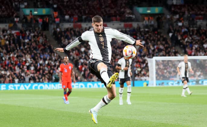 26.09.22 England - Deutschland England, London, 26.09.2022, Fussball, UEFA Nations League, England - DFB Deutschland: Kai Havertz (Deutschland).
