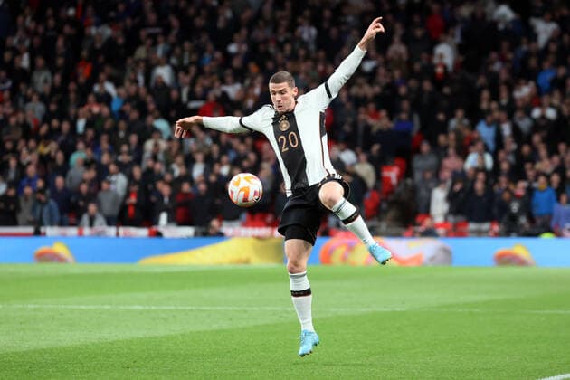 26.09.22 England - Deutschland England, London, 26.09.2022, Fussball, UEFA Nations League, England - DFB Deutschland: Robin Gosens (Deutschland).