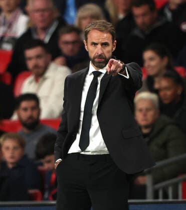 Gareth Southgate (England manager) at the England v Germany UEFA Nations League Group A3 match at Wembley Stadium, London, UK on 26th September 2022. 