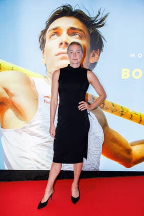 220927 Sarah Sjöström pa röda mattan vid galapremiären av filmen Born to fly den 27 september 2022 i Stockholm. Copyright: MICHAELxCAMPANELLA BB220927BB161
