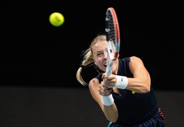 27.09.2022, Tallinn Tallinn Open WTA, Tennis Damen 250 tennis tournament. Anett Kontaveit (pictured) vs. Wang Xiyu Photo Tairo Lutter, Postimees Tallinn Harjumaa Estonia 1TL27SEP22B40  Copyright: xTairoxLutterx Anett Kontaveit