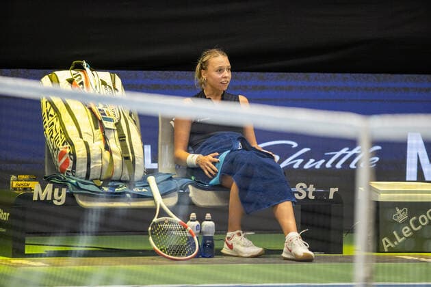 27.09.2022, Tallinn Tallinn Open WTA, Tennis Damen 250 tennis tournament. Anett Kontaveit (pictured) vs. Wang Xiyu Photo Tairo Lutter, Postimees Tallinn Harjumaa Estonia 1TL27SEP22B41  Copyright: xTairoxLutterx Anett Kontaveit