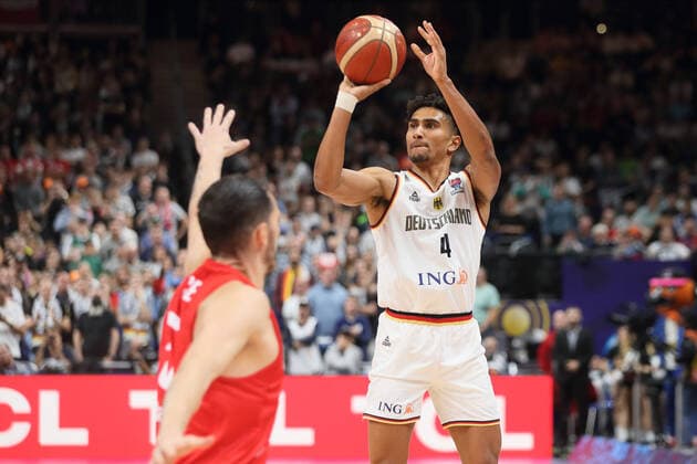 POLAND vs GERMANY MAODO LO kosarkas reprezentacije Nemacke na utakmici za trece mesto bronzana medalja FIBA Evropskog prvenstva protiv Poljske u Mercedes Benc areni, Berlin 18.09.2022. godine Foto: Kosarka, Poljska, FIBA Evropsko prvenstvo, NemackaBASKETBALL, FIBA European Championship, EM, Europameisterschaft GERMANY POLAND Berlin Mercedes Benz arena Germany Copyright: xMarkoxMetlasx xMNxPRESSxPHOTOx