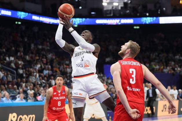 POLAND vs GERMANY DENNIS SCHRODER Denis Sreder kosarkas reprezentacije Nemacke na utakmici za trece mesto bronzana medalja FIBA Evropskog prvenstva protiv Poljske u Mercedes Benc areni, Berlin 18.09.2022. godine Foto: Kosarka, Poljska, FIBA Evropsko prvenstvo, NemackaBASKETBALL, FIBA European Championship, EM, Europameisterschaft GERMANY POLAND Berlin Mercedes Benz arena Germany Copyright: xMarkoxMetlasx xMNxPRESSxPHOTOx