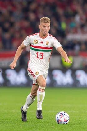 Attila Mocsi (Hungary) during the UEFA Nations League 2022-2023 match between Hungary 0-2 Italy at Puskas Arena on September 26, 2022 in Budapest, Hungary. Noxthirdxpartyxsales  (199773097)