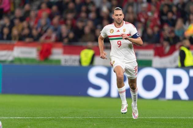 Adam Szalai (Hungary) during the UEFA Nations League 2022-2023 match between Hungary 0-2 Italy at Puskas Arena on September 26, 2022 in Budapest, Hungary. Noxthirdxpartyxsales  (199773248)