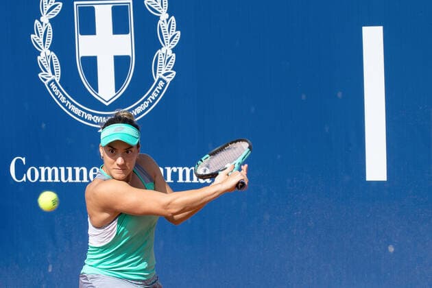 WTA, Tennis Damen 250 Parma Ladies Open KOVINIC Danka of the Montenegro during the Tennis Internationals Parma Ladies Open WTA250 on September 28, 2022 at the Tennis Club Parma in Parma, Italy Parma Italy  Copyright: xValerioxOrigox originalFilename:livemedia-parmalad220928_np64G.jpg