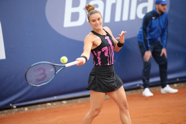Sport Bilder des Tages September 28, 2022, Parma, Italy: Parma, Italy, Tennis Club Parma, September 28, 2022, SAKKARI Maria of the Greece during Parma Ladies Open WTA250 - Tennis Internationals. Tennis Internationals - Parma Ladies Open WTA250, Parma, Italy - ZUMAl164 20220928_zsa_l164_145 Copyright: xValerioxOrigox