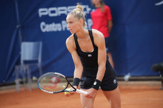 September 28, 2022, Parma, Italy: Parma, Italy, Tennis Club Parma, September 28, 2022, RUS Arantxa of the Holland during Parma Ladies Open WTA250 - Tennis Internationals. Tennis Internationals - Parma Ladies Open WTA250, Parma, Italy - ZUMAl164 20220928_zsa_l164_146 Copyright: xValerioxOrigox