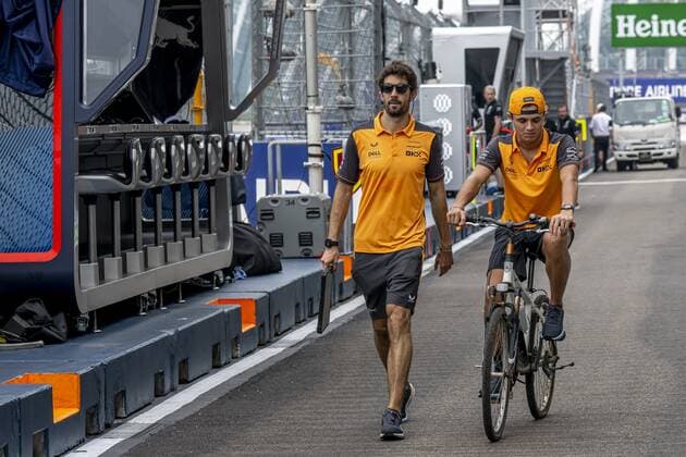 Singapore - 29-09-2022, Marina Bay, Lando Norris at the Formula 1 Singapore Grand Prix, Formula 1 Singapore Grand Prix Thursday  x18558874x Copyright: