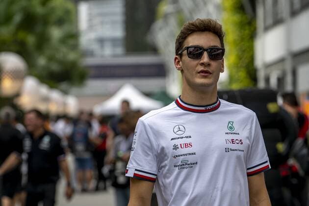 Singapore - 29-09-2022, Marina Bay, George Russell at the Formula 1 Singapore Grand Prix, Formula 1 Singapore Grand Prix Thursday  x18558876x Copyright:
