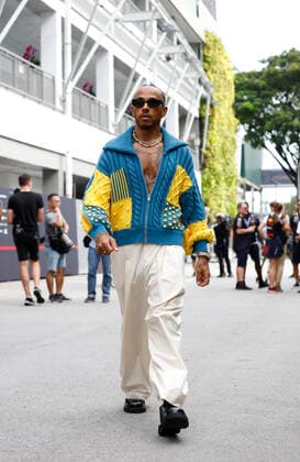 44 Lewis Hamilton (GBR, Mercedes-AMG Petronas F1 Team), F1 Grand Prix of Singapore at Marina Bay Street Circuit on September 29, 2022 in Singapore, Singapore. (Photo by HOCH ZWEI) Singapore Singapore