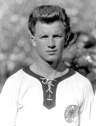 Schweiz - Deutschland 0:4 04.10.1959 in Bern Helmut Benthaus (BRD)