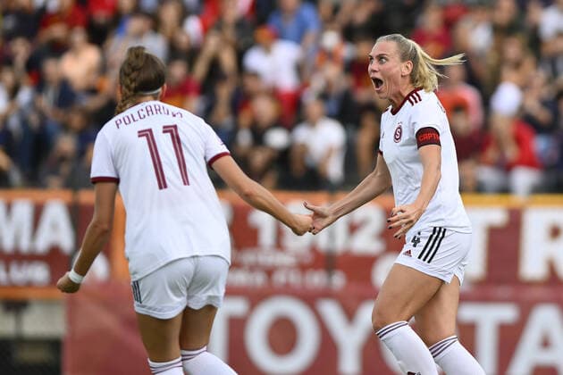 Sport Themen der Woche KW39 Sport Bilder des Tages September 29, 2022, Rome, Italy: Petra Bertholdova of Sparta Praha during the UEFA Women s Champions League second qualifying round return match between A.S. Roma and Sparta Praha at the Tre Fontane Stadium on September 29, 2022 in Rome, Italy. UEFA Champions League Women football match - Roma Women vs Athletic Club Sparta Praha Fotbal, Rome, Italy  - ZUMAl164 20220929_zsa_l164_013 Copyright: xDomenicoxCippitellix