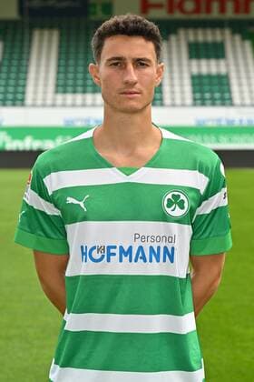 29.09.2022 - SpVgg Greuther Fürth ( Kleeblatt Spielvereinigung ) - 1. Fussball Bundesliga - Saison 2022 2023 - Fototermin Porträttermin - - Einzelbild Einzelfoto Portrait Porträt Kopfbild - Marco Meyerhöfer Meyerhoefer (18, SpVgg Greuther Fürth )