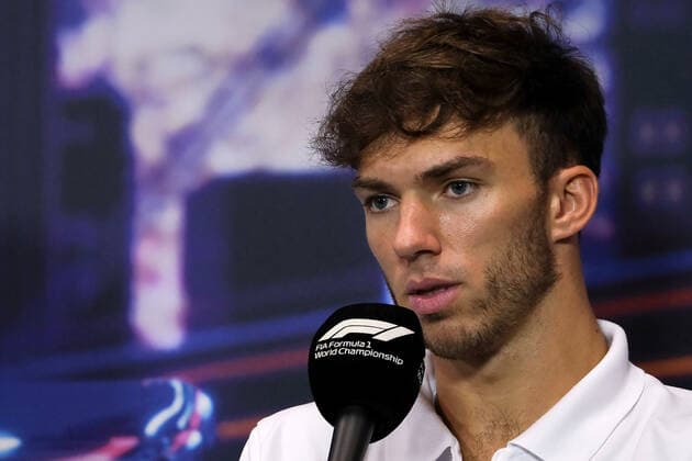 FORMULA 1 SINGAPORE AIRLINES SINGAPORE GRAND PRIX 2022 29.09.2022, Marina Bay Street Circuit, Singapore, FORMULA 1 SINGAPORE AIRLINES SINGAPORE GRAND PRIX 2022 ,im Bild Pressekonferenz Pierre Gasly (FRA), Scuderia AlphaTauri.