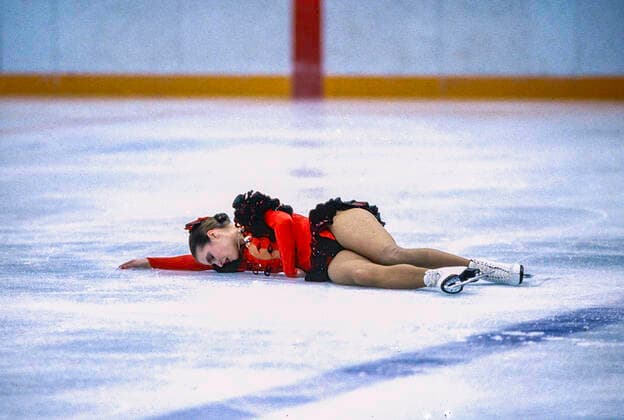 Olympics Figure skating, Eiskunstlauf Katarina Witt (GDR) Gold medalist and Olympic Champion competing in the Ladies Figure Skating Free Skate at the 1988 Olympic Winter games, Winterspiele,Spiele, Summer games Calgary, Alberta Olympic Saddledome Canada Copyright: xPaulxJxSutton Duomo PCNx FG0101 002305