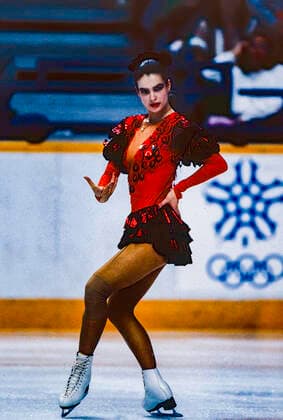 Olympics Figure skating, Eiskunstlauf Katarina Witt (GDR) Gold medalist and Olympic Champion competing in the Ladies Figure Skating Free Skate at the 1988 Olympic Winter games, Winterspiele,Spiele, Summer games Calgary, Alberta Olympic Saddledome Canada Copyright: xPaulxJxSutton Duomo PCNx FG0101 002528