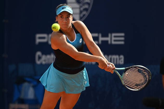 September 29, 2022, Parma, Italy: Parma, Italy, Tennis Club Parma, September 29, 2022, Danka Kovinic during Parma Ladies Open WTA250 - Tennis Internationals. Tennis Internationals - Parma Ladies Open WTA250, Parma, Italy  - ZUMAl164 20220929_zsa_l164_229 Copyright: xAlessioxTarpinix