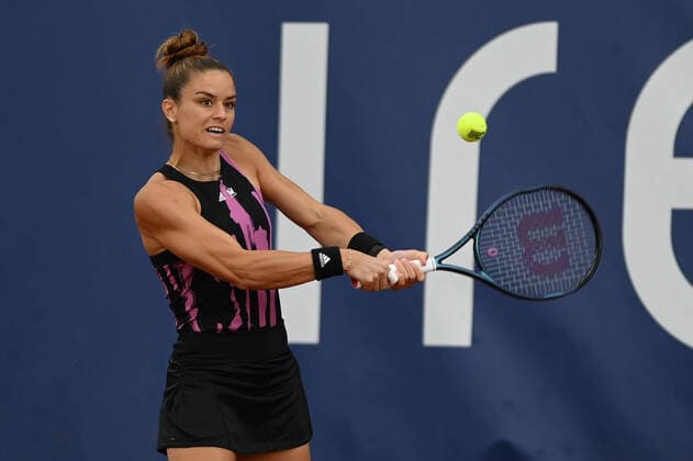 September 29, 2022, Parma, Italy: Parma, Italy, Tennis Club Parma, September 29, 2022, Maria Sakkari during Parma Ladies Open WTA250 - Tennis Internationals. Tennis Internationals - Parma Ladies Open WTA250, Parma, Italy  - ZUMAl164 20220929_zsa_l164_232 Copyright: xAlessioxTarpinix