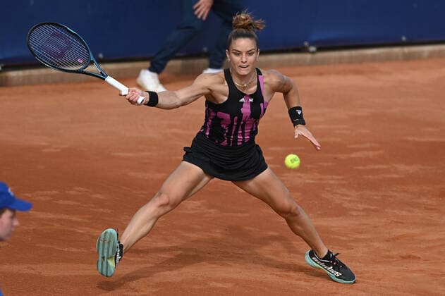 September 29, 2022, Parma, Italy: Parma, Italy, Tennis Club Parma, September 29, 2022, Maria Sakkari during Parma Ladies Open WTA250 - Tennis Internationals. Tennis Internationals - Parma Ladies Open WTA250, Parma, Italy  - ZUMAl164 20220929_zsa_l164_246 Copyright: xAlessioxTarpinix