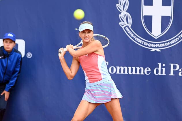 September 29, 2022, Parma, Italy: Parma, Italy, Tennis Club Parma, September 29, 2022, Maryna Zanevska during Parma Ladies Open WTA250 - Tennis Internationals. Tennis Internationals - Parma Ladies Open WTA250, Parma, Italy  - ZUMAl164 20220929_zsa_l164_256 Copyright: xAlessioxTarpinix