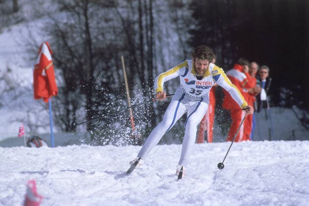 1987 Arkiv. THOMAS WASSBERG VANN 3-MILEN I SKID-VM I OBERSTDORF 1987. FOTO: HANS T DAHLSKOG CODE: 1003 COPYRIGHT SCANPIX SWEDEN OBERSTORF ÖSTERRIKE Skidor x1003x *** 1987 Archive THOMAS WASSBERG WON THE 3 MILE SKIING WC IN OBERSTDORF 1987 PHOTO HANS T DAHLSKOG CODE 1003 COPYRIGHT SCANPIX SWEDEN OBERSTORF AUSTRIA Skis x1003x  Copyright: xHansxTxDahlskogx SKID-VM 1987 30 KM HERRAR