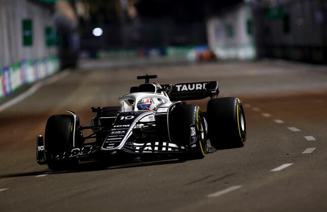 10 Pierre Gasly (FRA, Scuderia AlphaTauri), F1 Grand Prix of Singapore at Marina Bay Street Circuit on September 30, 2022 in Singapore, Singapore. (Photo by HOCH ZWEI) Singapore Singapore