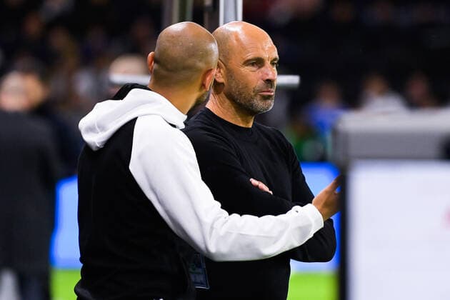 Gerald Baticle ( entraineur Angers ) - FOOTBALL : Angers vs Marseille - Ligue 1 - 30 09 2022 FedericoPestellini Panoramic 