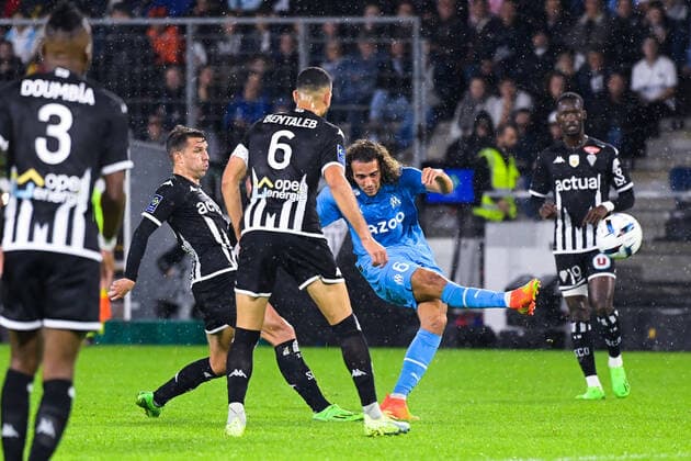 Matteo GUENDOUZI ( 6 - Olympique Marseille ) - FOOTBALL : Angers vs Marseille - Ligue 1 - 30 09 2022 FedericoPestellini Panoramic 