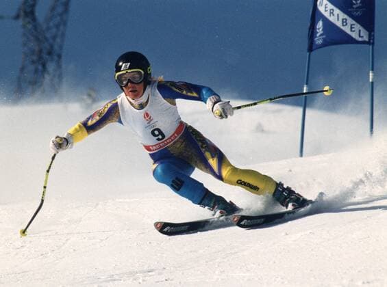 MARIBEL 19920219 - Pernilla Wiberg tar ett OS-guld i storslalom i Albertville. Foto Hans T Dahlskog 1003 COPYRIGHT SCANPIX SWEDEN Albertville Frankrike PB-KOD: 1003 x1003x *** MARIBEL 19920219 Pernilla Wiberg takes an Olympic gold in giant slalom in Albertville Photo Hans T Dahlskog 1003 COPYRIGHT SCANPIX SWEDEN Albertville France PB CODE 1003 x1003x  Copyright: xHANSxTxDAHLSKOGx OS ALBERTVILLE 1992 ALPINT
