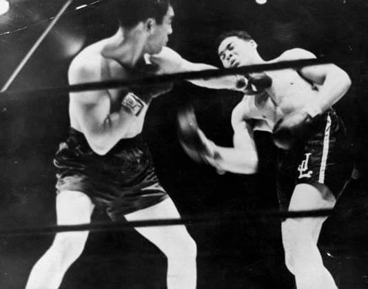 ARKIV -1936 Max Schmeling och Joe Loius x190x *** ARCHIVE 1936 Max Schmeling and Joe Loius x190x  Copyright: xPRESSENSxBILDx Schmeling-Louis