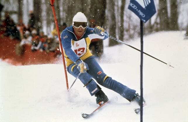 SEKLET 80 23-arige Ingemar Stenmark blir Sveriges förste olympiske mästare i alpin skidakning vid vinter-OS i Lake Placid, USA, 1980. Stenmark tar guld bade i slalom och storslalom. LAKE PLACID UNITED STATES PROJ: 9909 x1003x *** CENTURY SPORTS 80 23-year-old Ingemar Stenmark becomes Swedens first Olympic champion in alpine skiing at the Winter Olympics in Lake Placid, USA, 1980 Stenmark takes gold in slalom and giant slalom LAKE PLACID UNITED STATES PROJ 9909 x1003x  Copyright: xHansxTxDahlskogx xTTx OS LAKE PLACID 1980 ALPINT