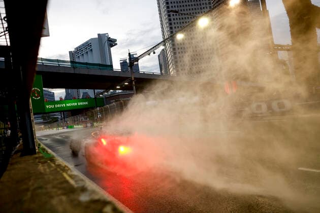 4 Lando Norris (GBR, McLaren F1 Team), F1 Grand Prix of Singapore at Marina Bay Street Circuit on October 1, 2022 in Singapore, Singapore. (Photo by HOCH ZWEI) Singapore Singapore