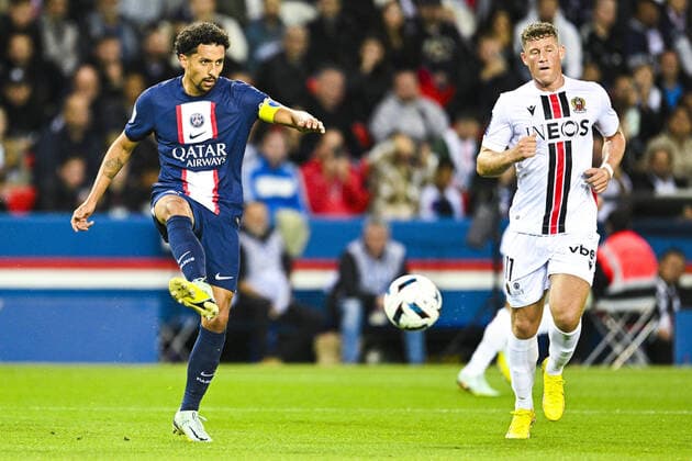 Marquinhos (PSG) FOOTBALL : PSG vs Nice - Ligue1 Uber Eats - 01 10 2002 JBAutissier Panoramic 