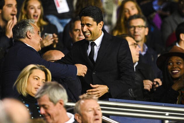 Nasser al Khelaifi - President Directeur General PSG FOOTBALL : PSG vs Nice - Ligue1 Uber Eats - 01 10 2002 JBAutissier Panoramic 
