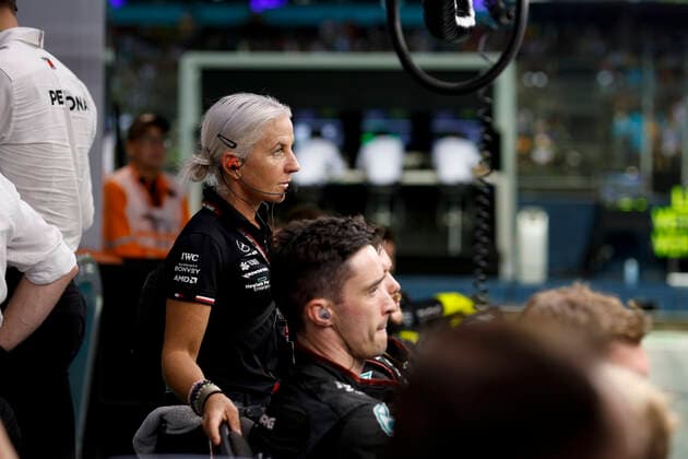 Angela Cullen (GBR, Mercedes-AMG Petronas F1 Team), F1 Grand Prix of Singapore at Marina Bay Street Circuit on October 2, 2022 in Singapore, Singapore. (Photo by HOCH ZWEI) Singapore Singapore