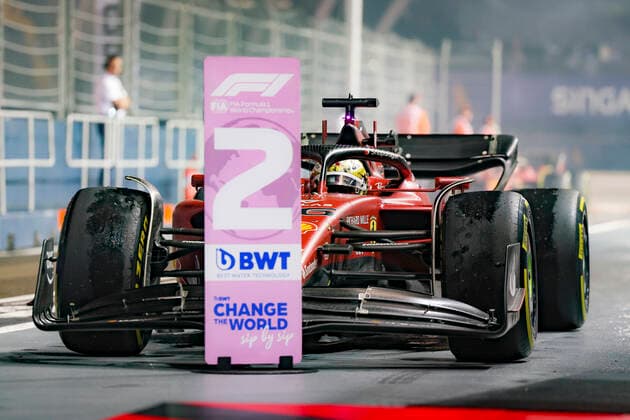 16 Charles Leclerc (MCO, Scuderia Ferrari), F1 Grand Prix of Singapore at Marina Bay Street Circuit on October 2, 2022 in Singapore, Singapore. (Photo by HOCH ZWEI) Singapore Singapore